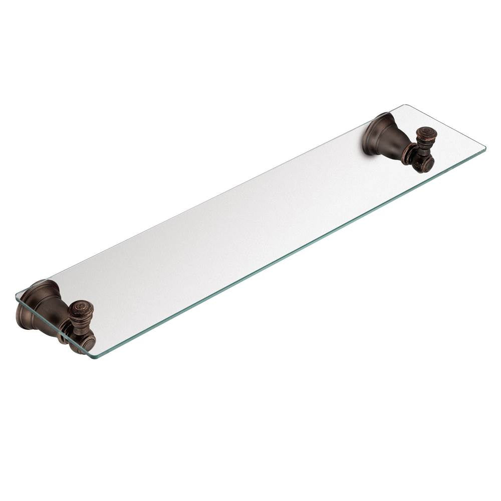 Brushed Nickel Vanity Shelf