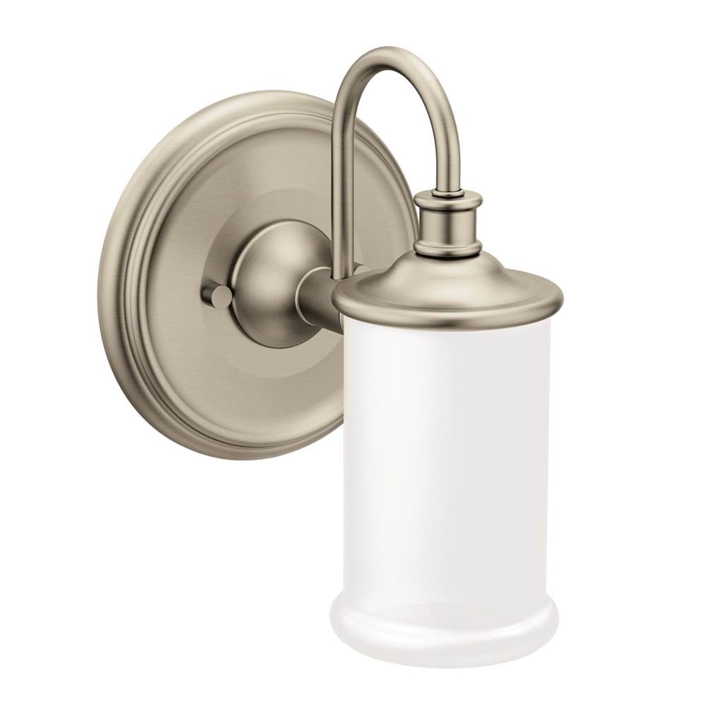 Matte Black One Globe Bath Light