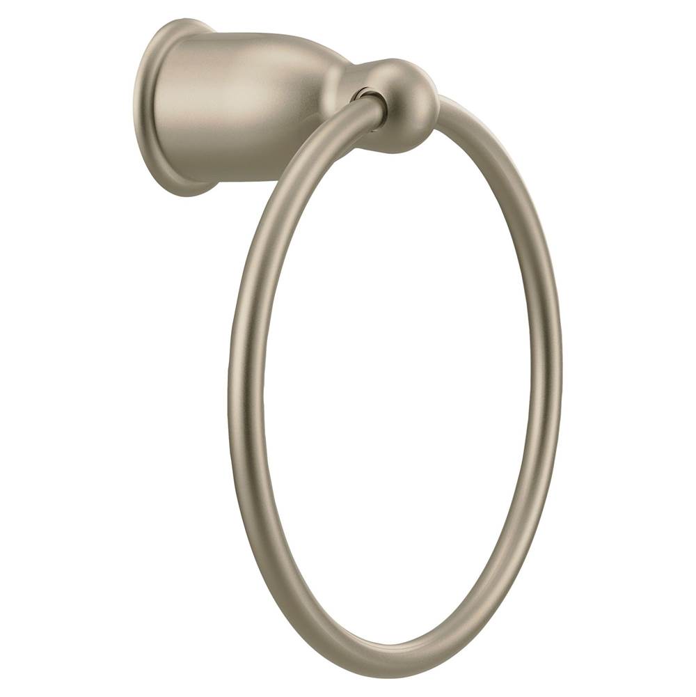 Brushed Chrome Towel Ring