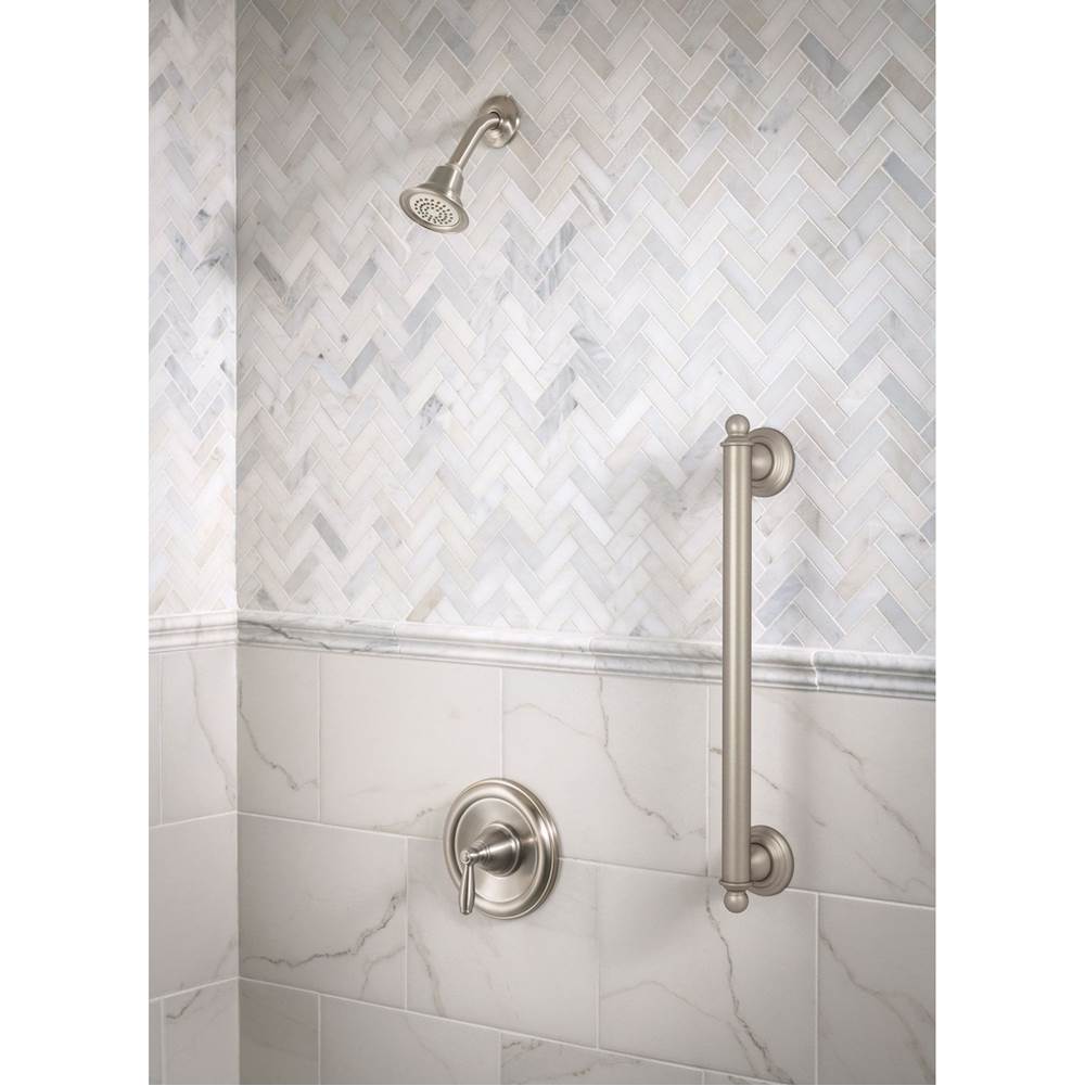 Brushed Nickel 24'' Designer Grab Bar