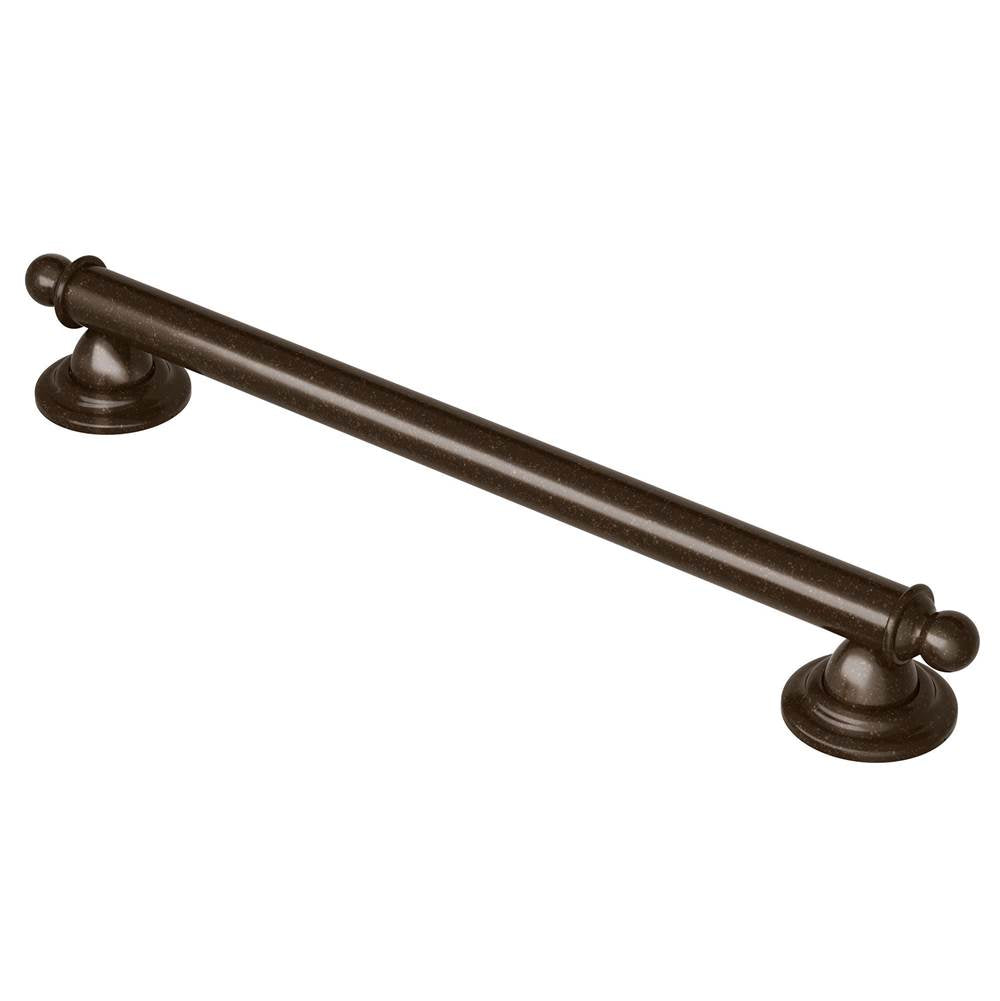 Brushed Nickel 24'' Designer Grab Bar