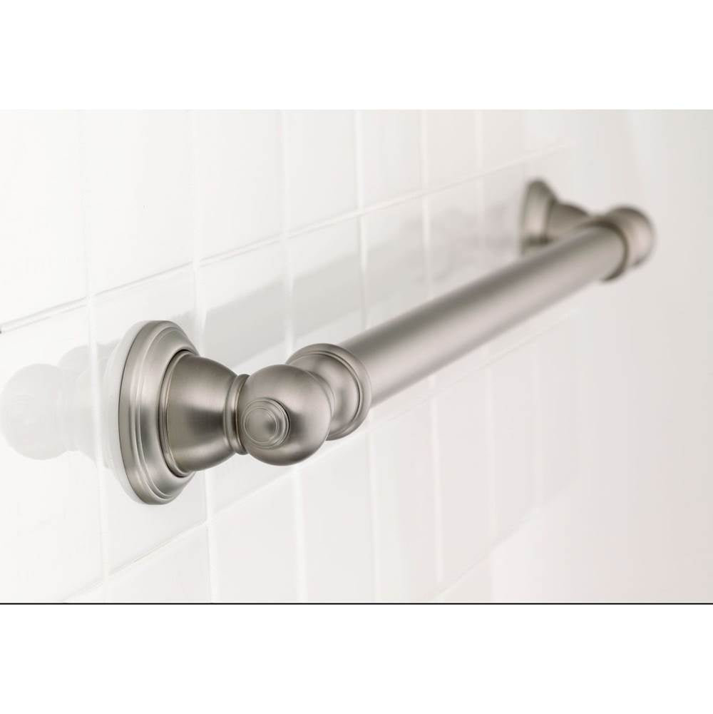 Brushed Nickel 36'' Designer Grab Bar
