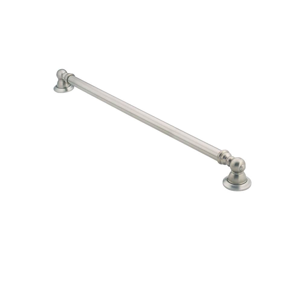 Brushed Nickel 30'' Designer Grab Bar