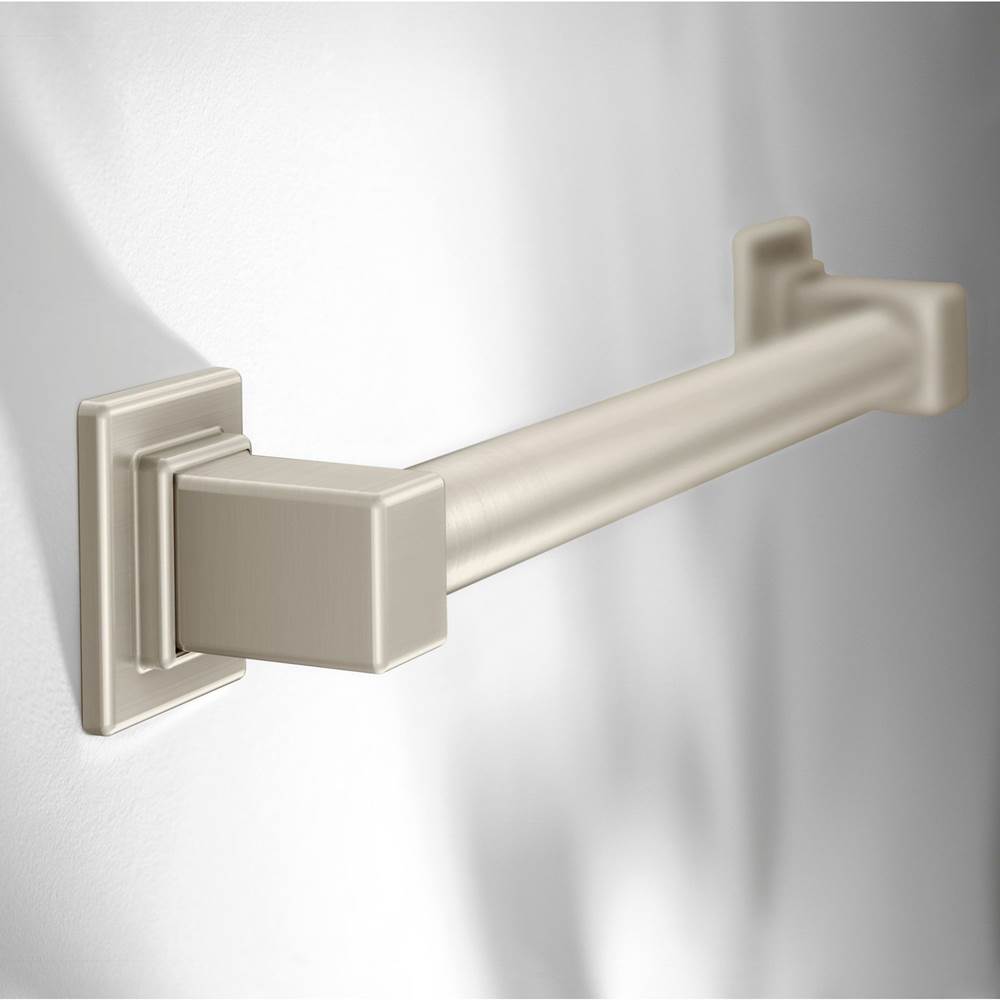 Brushed Nickel 24'' Designer Grab Bar