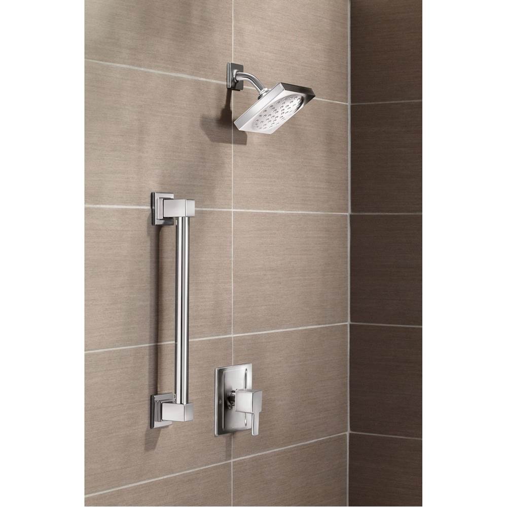 Brushed Nickel 24'' Designer Grab Bar