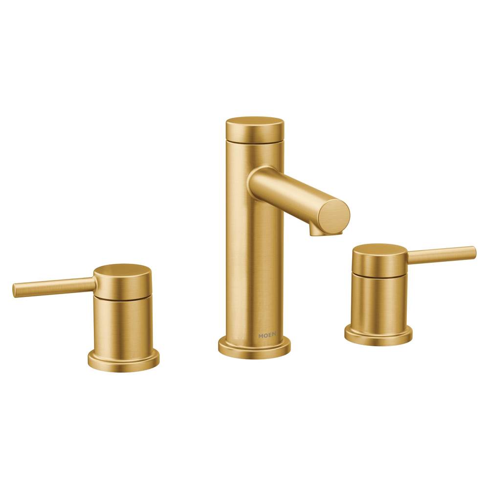 Moen - Align 8 in. Widespread 2-Handle Bathroom Faucet Trim Kit in Brushed Gold (Valve Sold Separately) - Brushed Gold