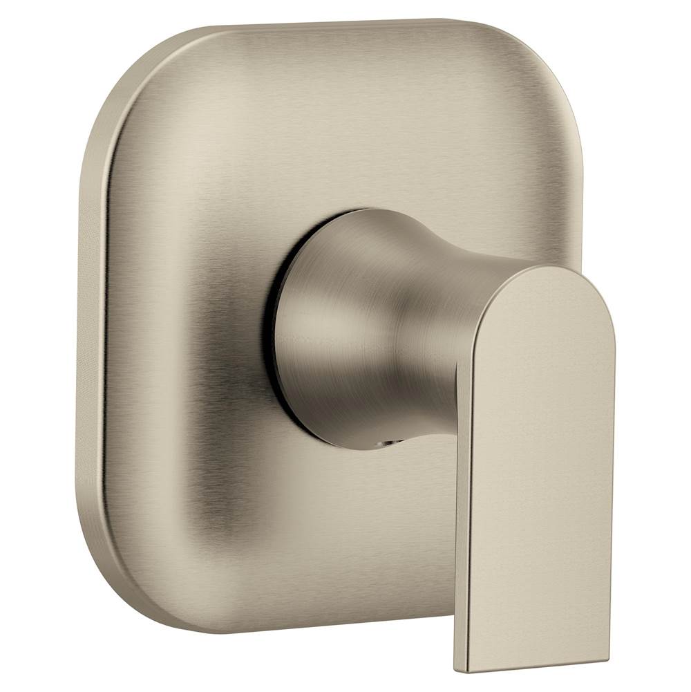 Moen - Genta 1-Handle M-CORE Transfer Valve Trim Kit in Brushed Nickel (Valve Not Included) - Brushed Nickel