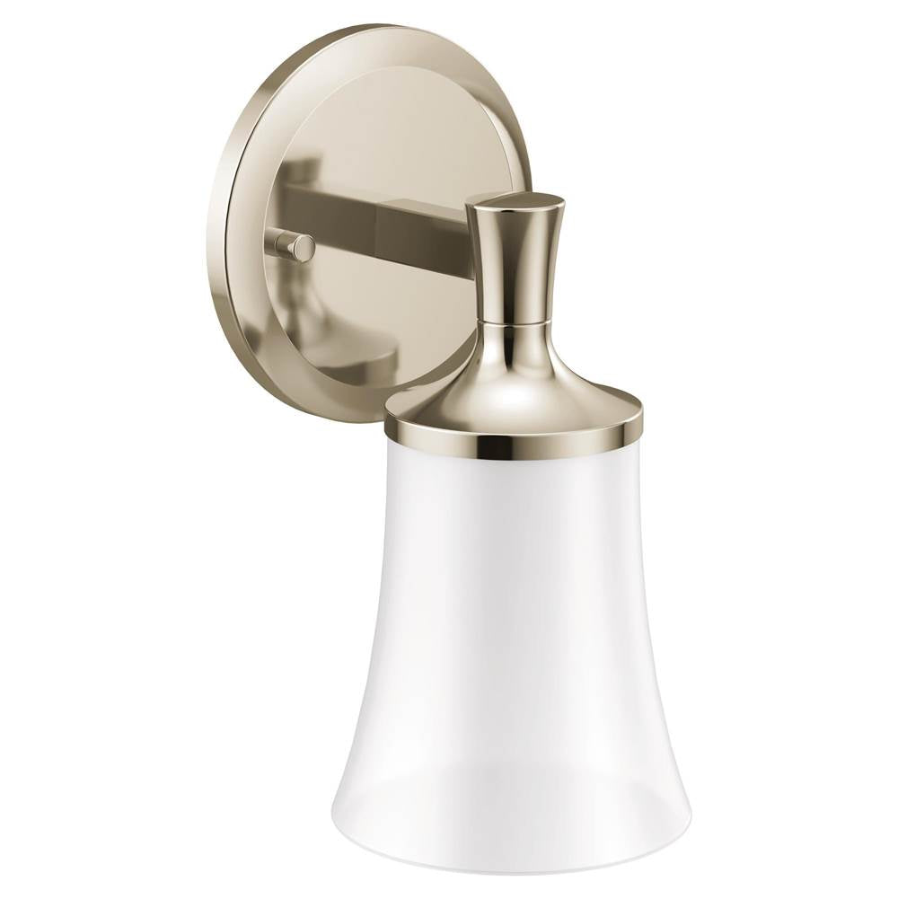 Moen - Polished Nickel One Globe Bath Light - Polished Nickel