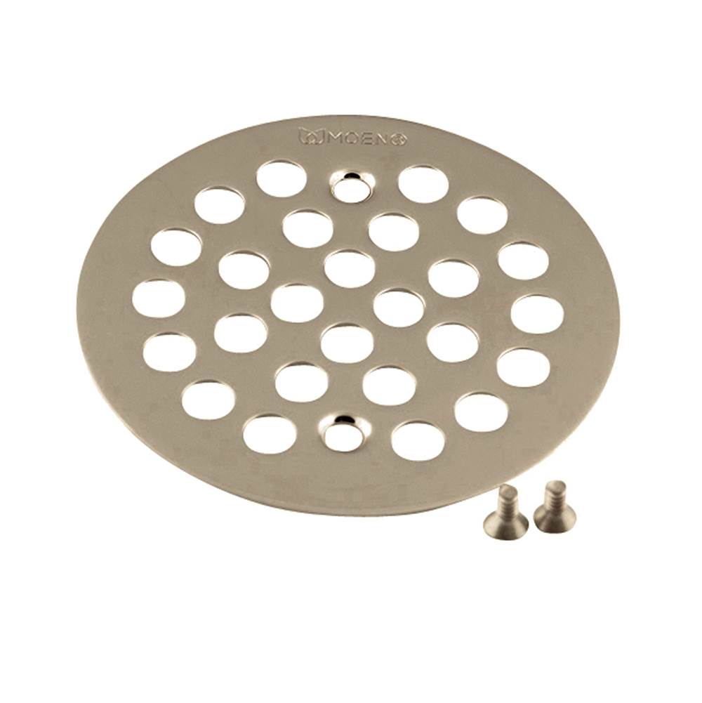 Moen - 4-1/4-Inch Screw-In Shower Strainer, Brushed Nickel - Brushed Nickel