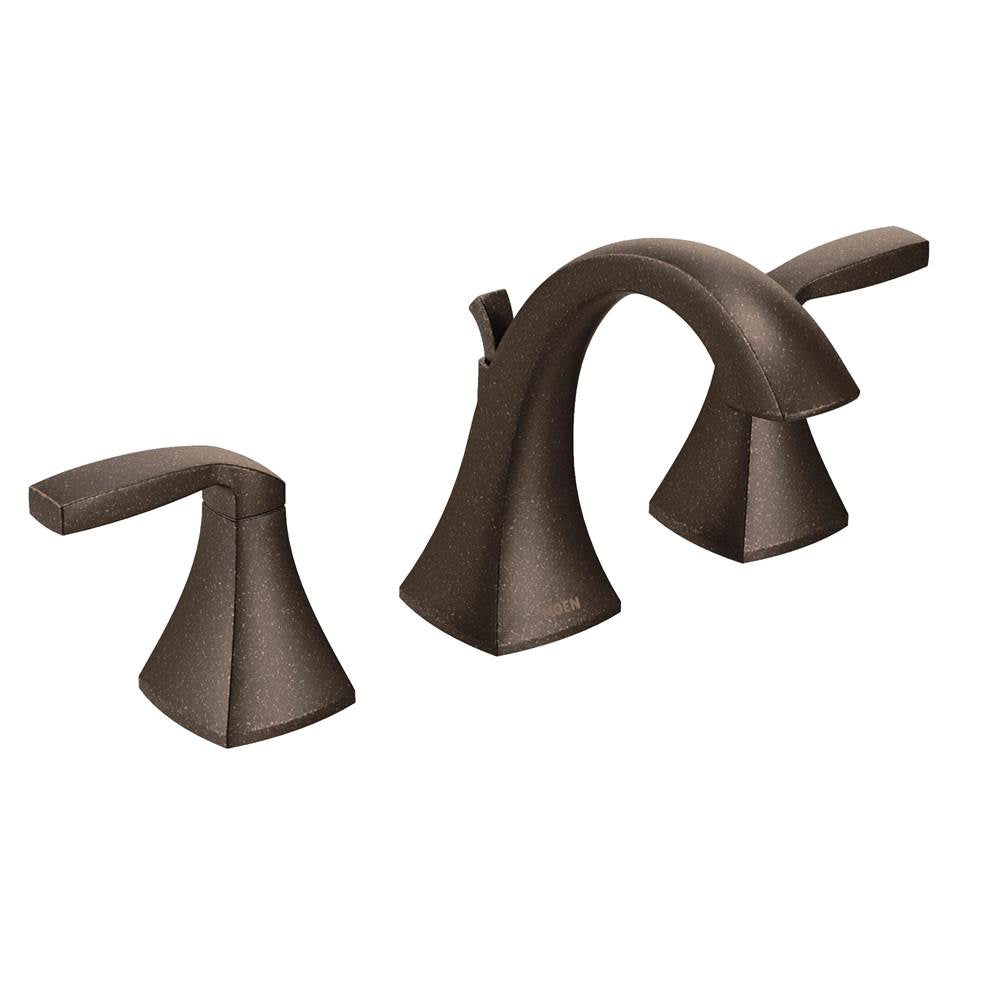 Moen - Voss 8 in. Widespread 2-Handle High-Arc Bathroom Faucet Trim Kit in Oil Rubbed Bronze (Valve Sold Separately) - Oil Rubbed Bronze