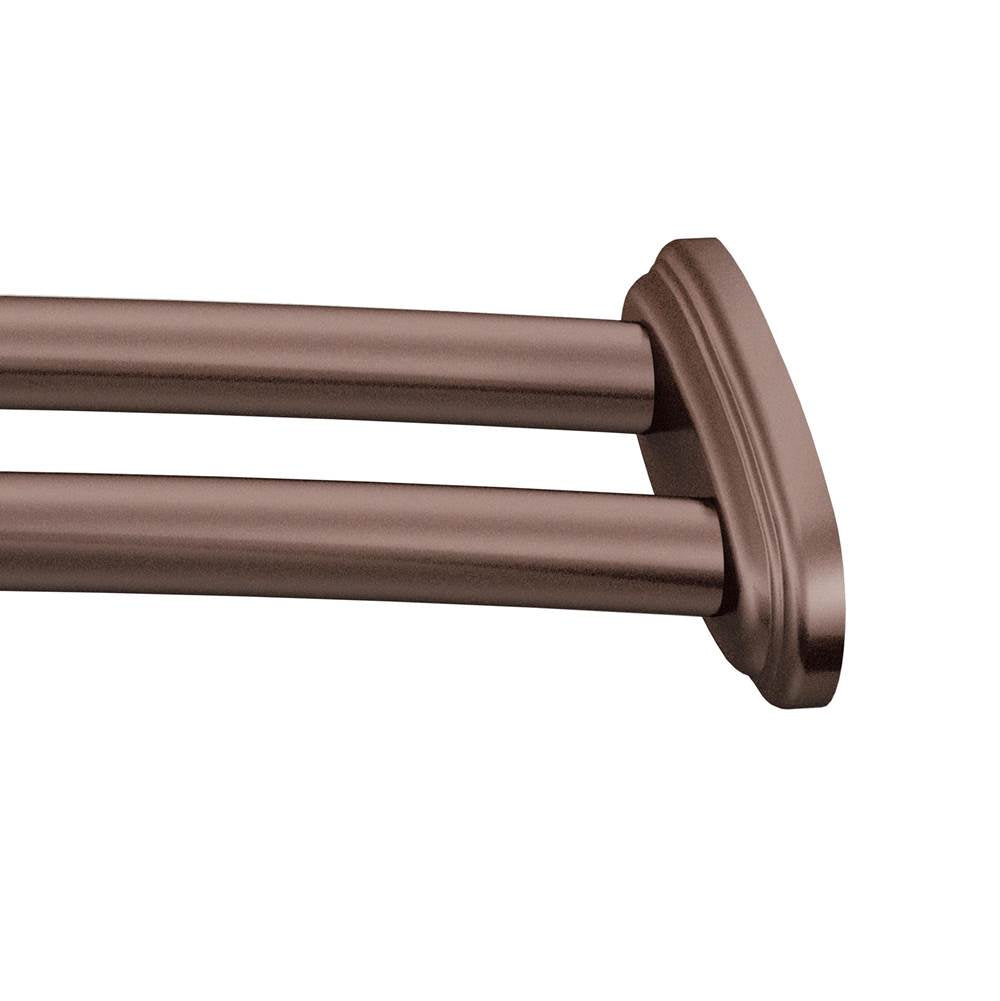 Moen - Old World Bronze Adjustable Curved Shower Rod - Old World Bronze