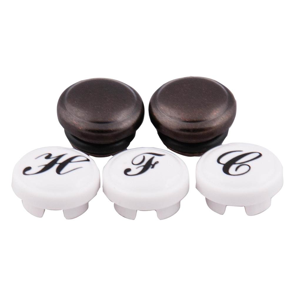 Moen - Kingsley Handle Cap Kit, Oil Rubbed Bronze - Oil Rubbed Bronze
