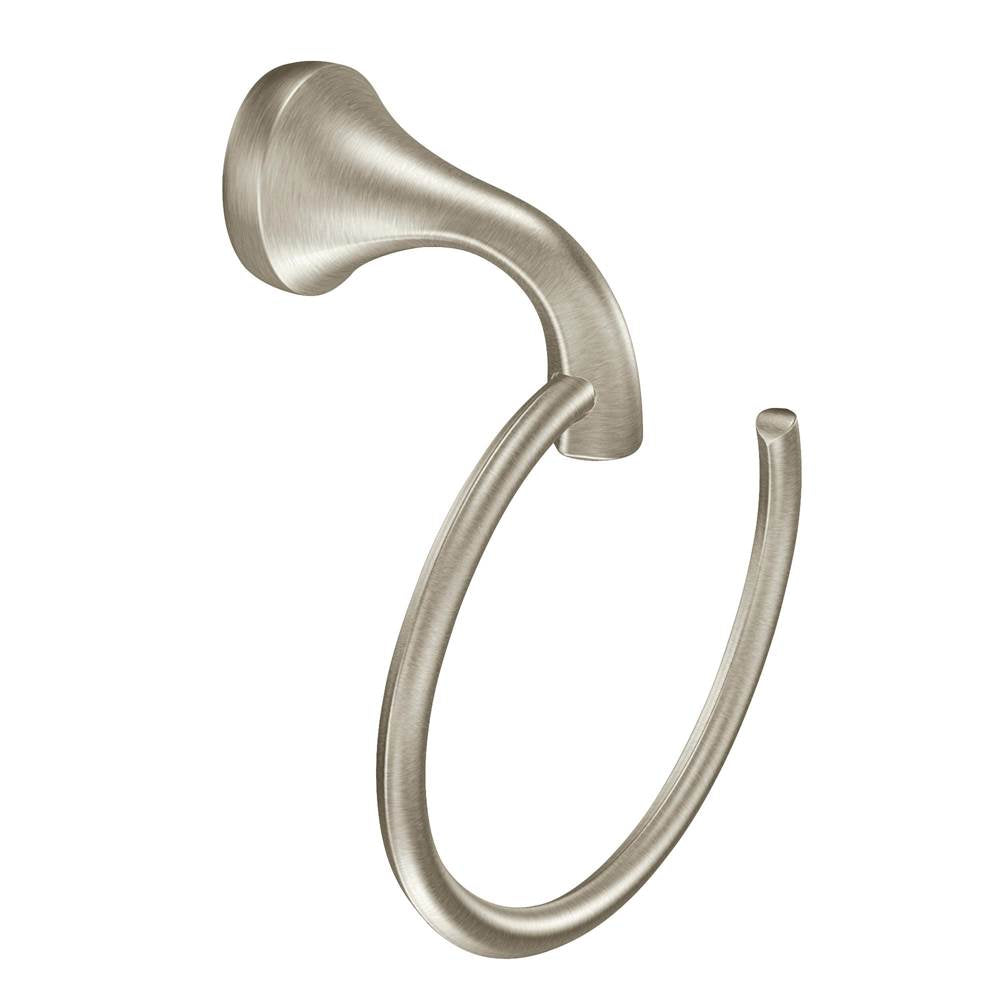 Moen - Brushed Nickel Towel Ring - Brushed Nickel