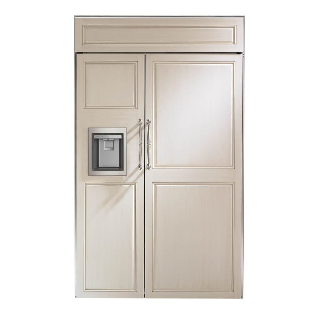 Monogram - Monogram 48'' Smart Built-In Side-by-Side Refrigerator with Dispenser