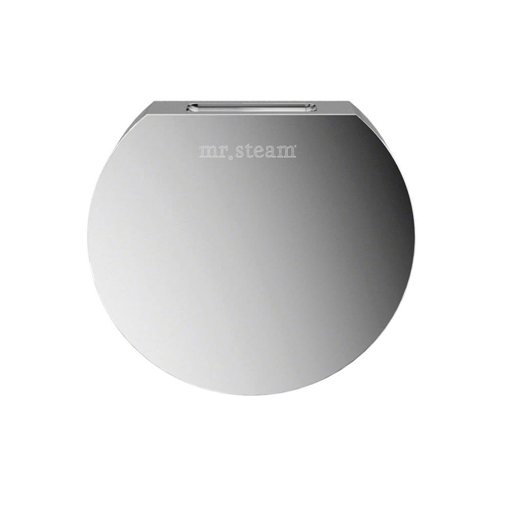 Mr. Steam - Aroma Designer 3 in. W. Steamhead with AromaTherapy Reservoir in Round Polished Chrome - Polished Chrome