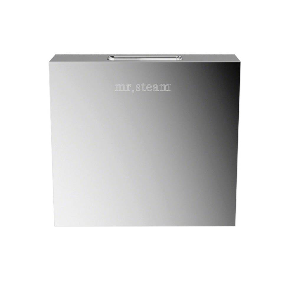 Mr. Steam - Aroma Designer 3 in. W. Steamhead with AromaTherapy Reservoir in Square Polished Chrome - Polished Chrome