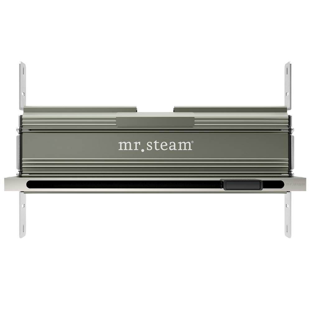 Mr. Steam - Linear 16 in. W. Steamhead with AromaTherapy Reservoir in Polished Nickel - Polished Nickel