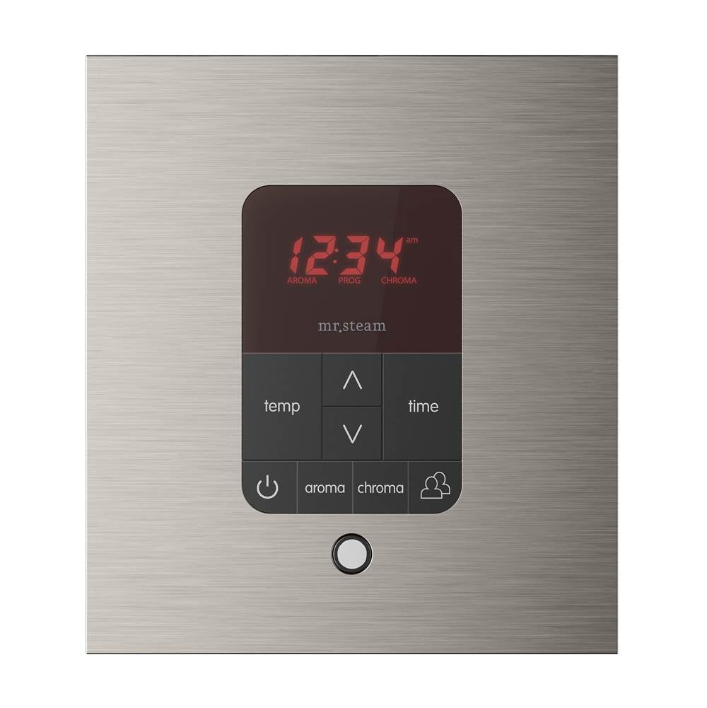 iTempoPlus Steam Shower Control and Aroma Designer SteamHead in Square Brushed Bronze