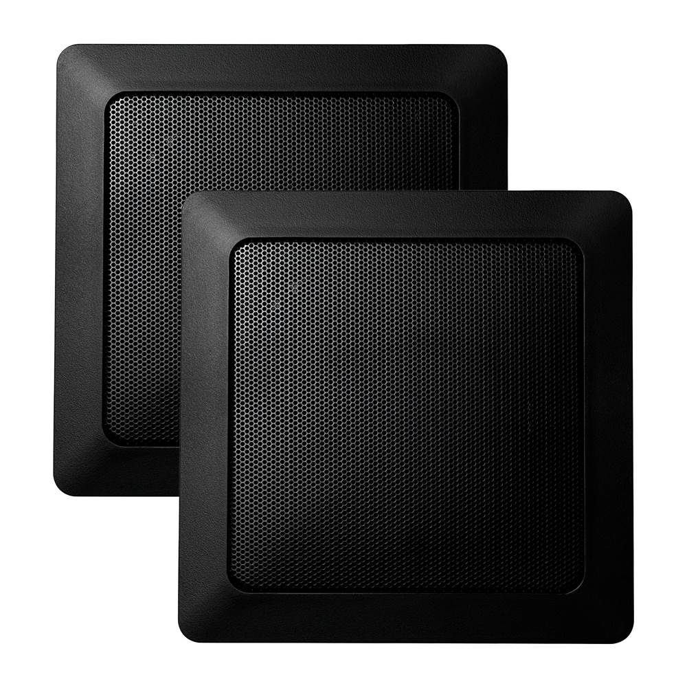 7 in. W. MusicTherapy Speaker in Square Black