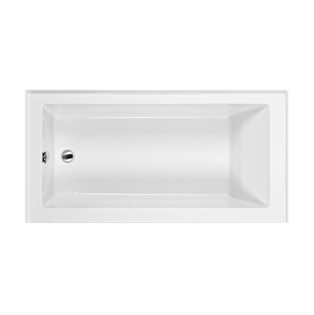 MTI Basics - Basics Rh Drain Above Floor Rough Integ Skirt Air 60X36 Wh - White