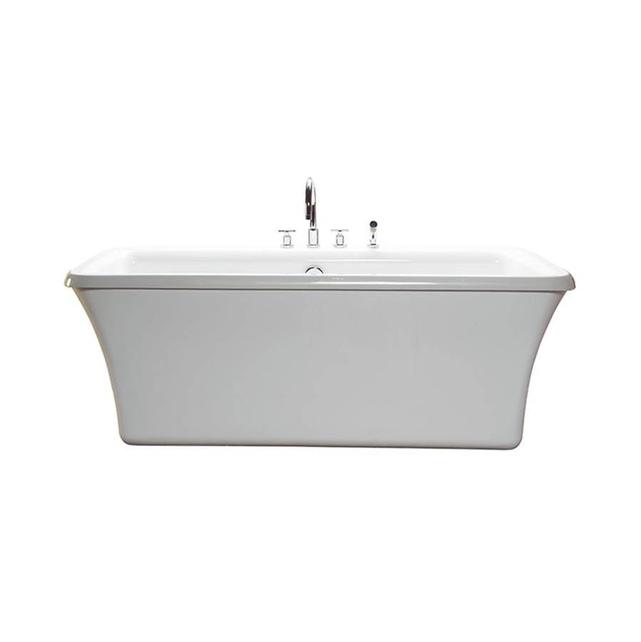 MTI Basics - 66X36 Above Floor Rough, Freestanding Soaker-Wh