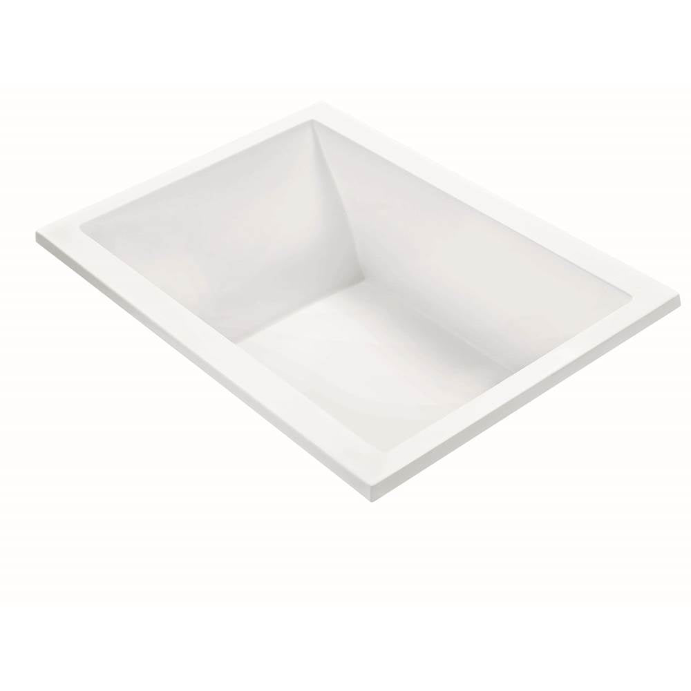 MTI Baths - ANDREA 12 DOLOMATTE DROP IN AIR BATH ELITE/WHIRLPOOL - WHITE (59.75X42) - Matte White