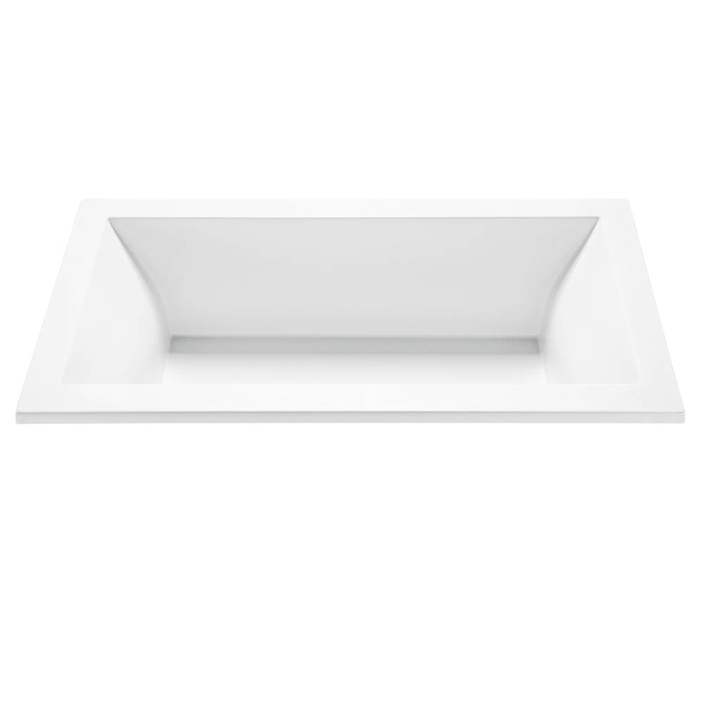 MTI Baths - ANDREA 14 ACRYLIC CXL UNDERMOUNT MICROBUBBLES - WHITE (71.25X41.5) - White