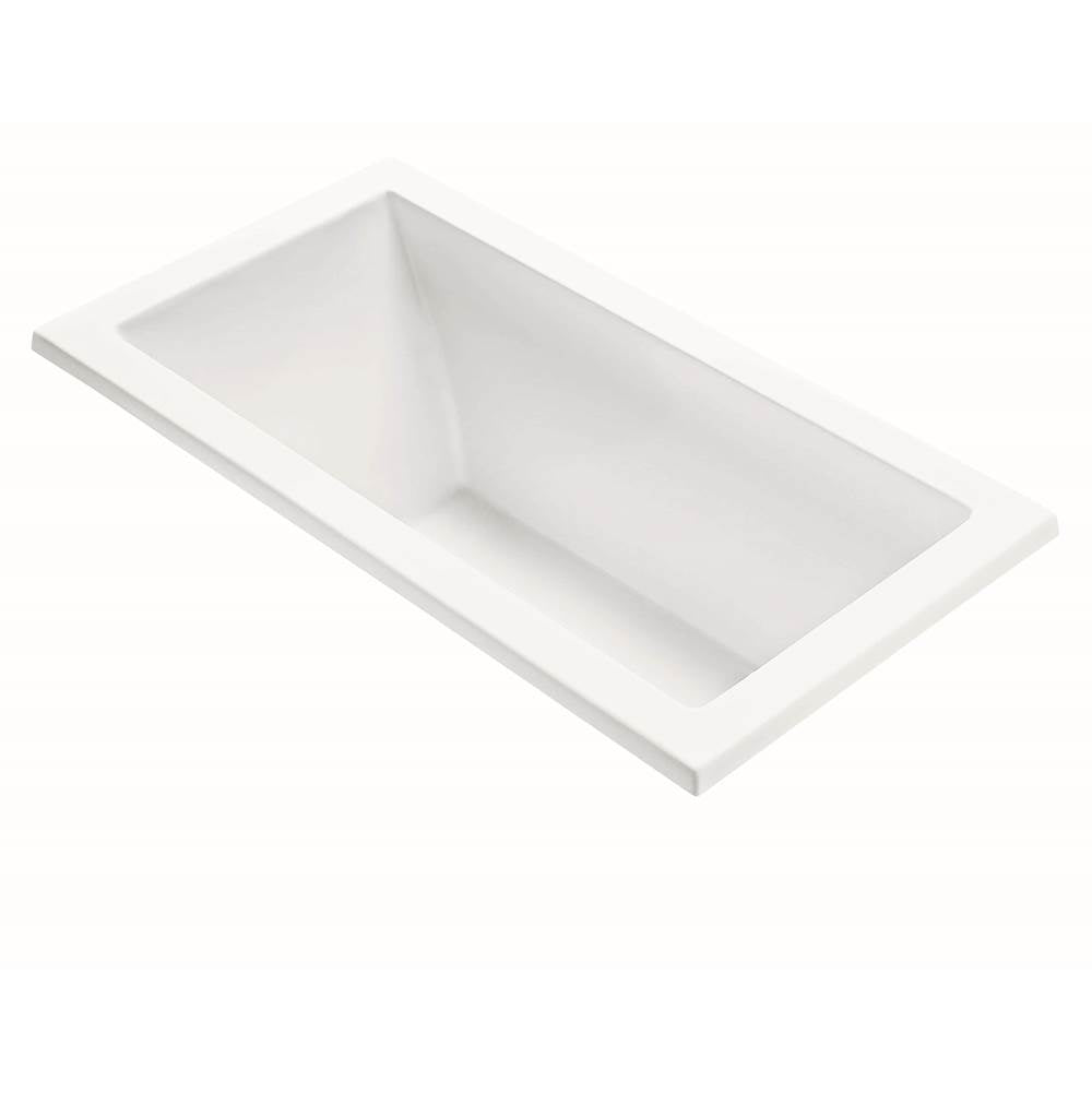 MTI Baths - ANDREA 17 DOLOMATTE UNDERMOUNT SOAKER - WHITE (54X30) - Matte White