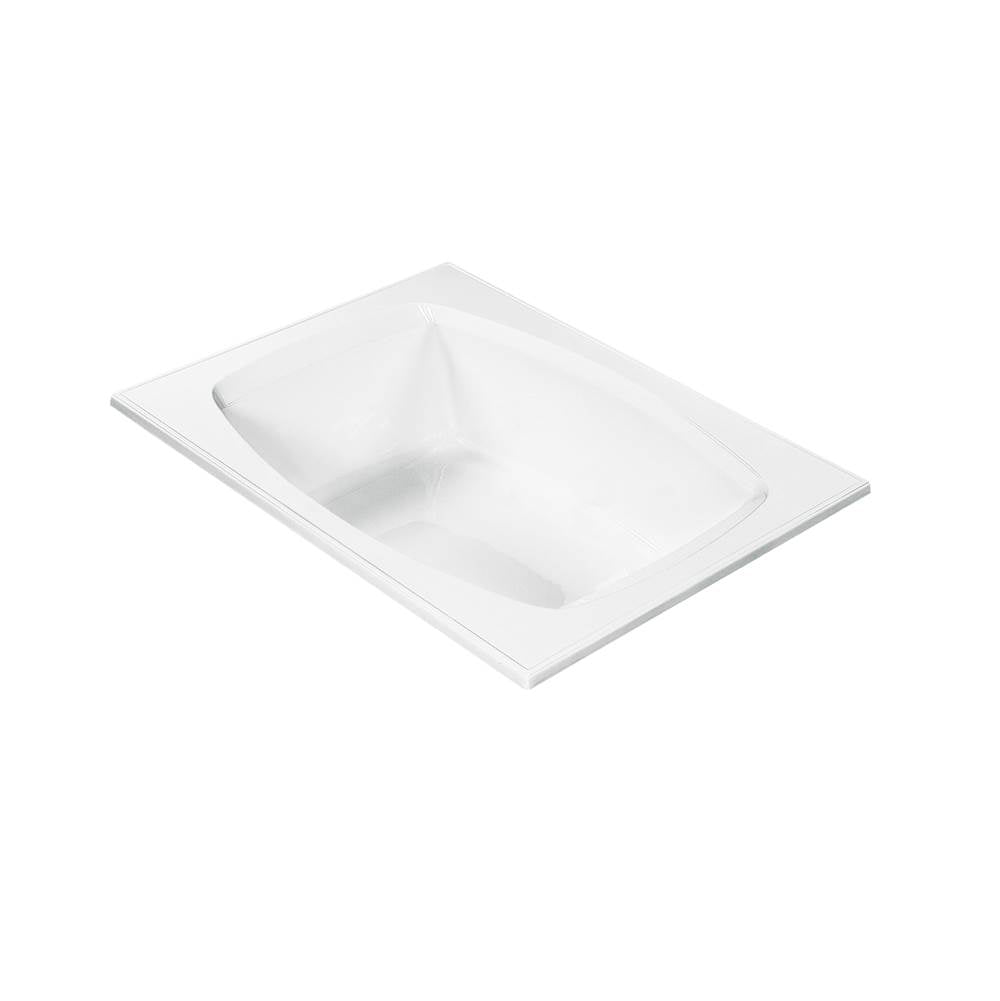 MTI Baths - SHELBY ACRYLIC CXL DROP IN MICROBUBBLES - WHITE (72X54) - White