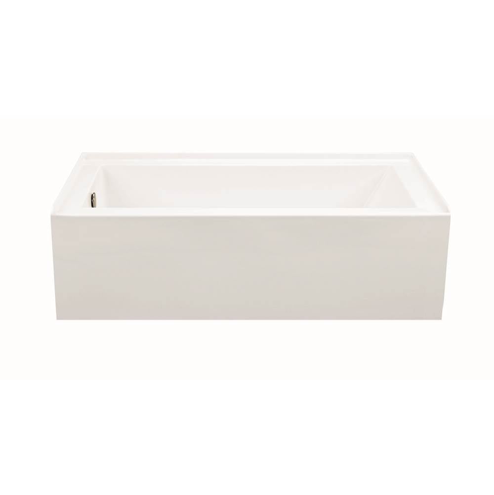 MTI Baths - CAMERON 4 DOLOMATTE INTEGRAL SKIRTED RH DRAIN AIR BATH ELITE/WHIRLPOOL - WHITE (60X30.5) - Matte White