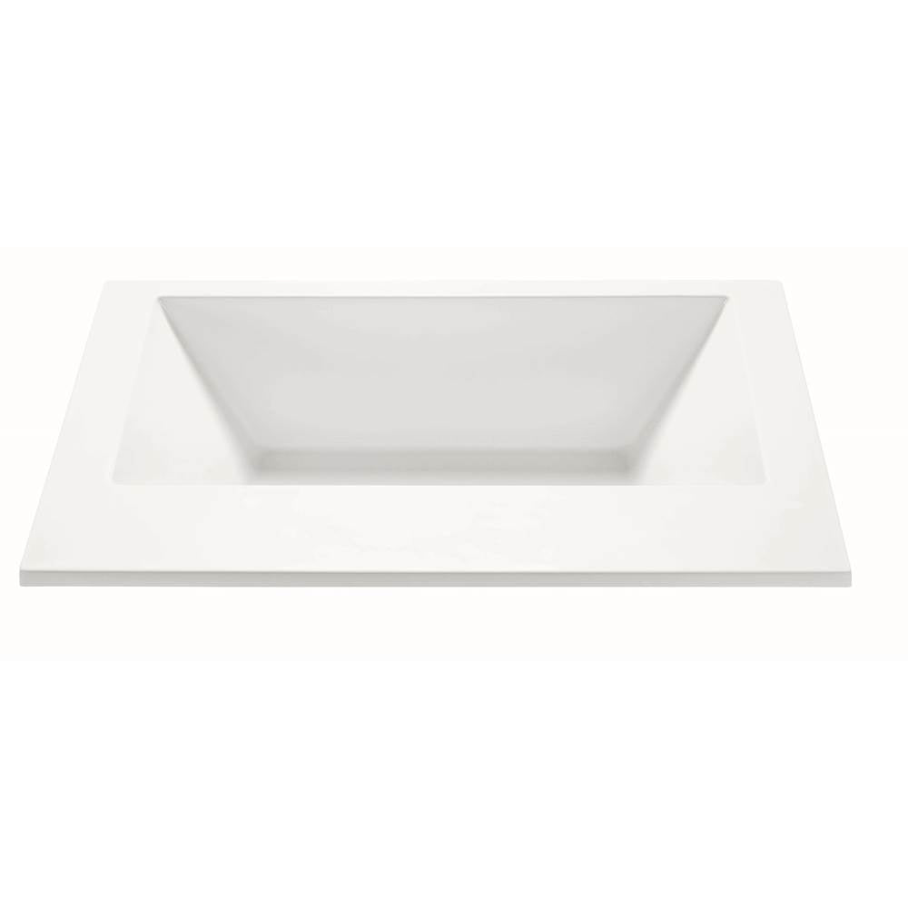 MTI Baths - METRO 3 DOLOMATTE DROP IN AIR BATH ELITE/ULTRA WHIRLPOOL - WHITE (66.125X42) - Matte White
