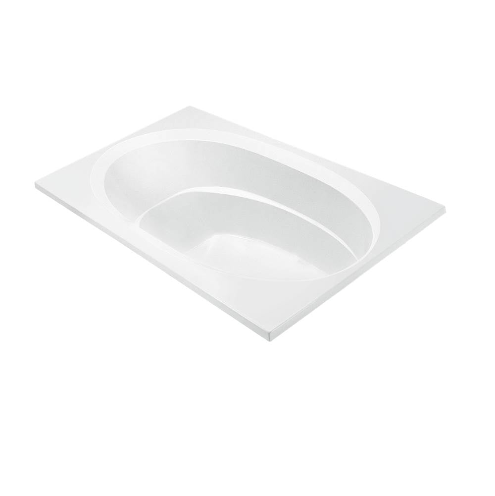 MTI Baths - SEVILLE 4 ACRYLIC CXL DROP IN WHIRLPOOL - WHITE (71.5X42) - White
