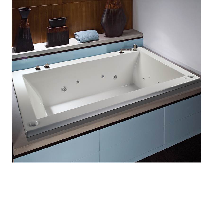 ANDREA 22 ACRYLIC CXL UNDERMOUNT SOAKER - BISCUIT (66X36)