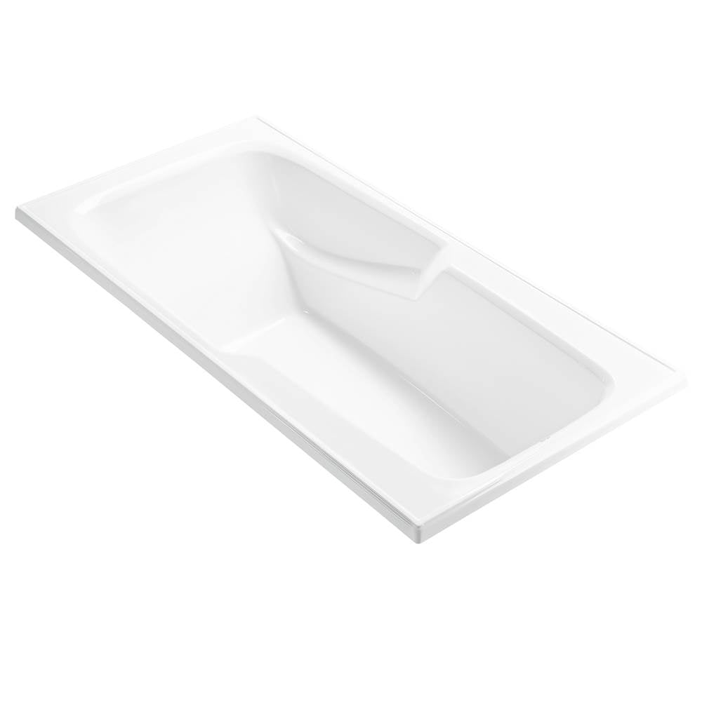 MTI Baths - WYNDHAM 4 ACRYLIC CXL DROP IN WHIRLPOOL - WHITE (70.75X35.75) - White