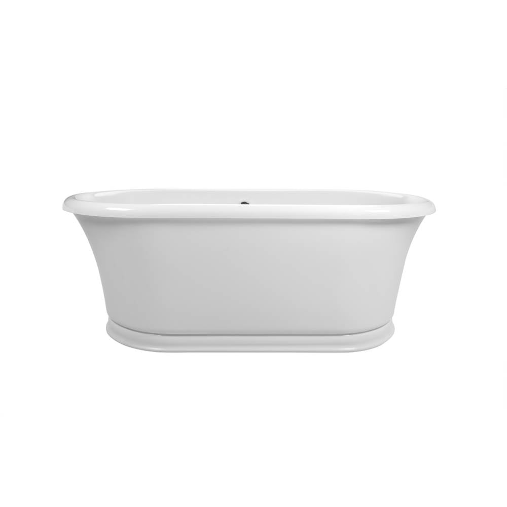 MTI Baths - LANEY 2 ACRYLIC CXL FREESTANDING SOAKER - WHITE (65x33.75) - White