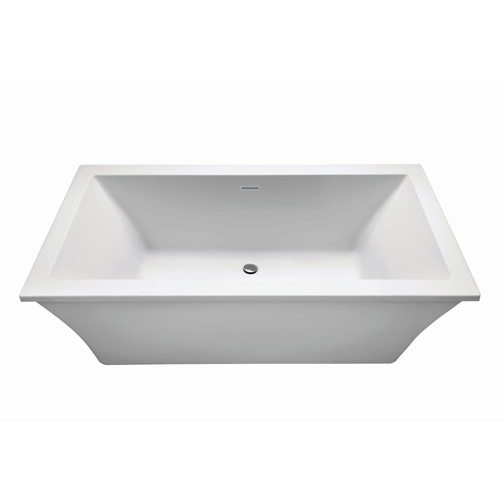 MTI Baths - ANDREA 24 DOLOMATTE FREESTANDING SOAKER - WHITE (66X36) - Matte White