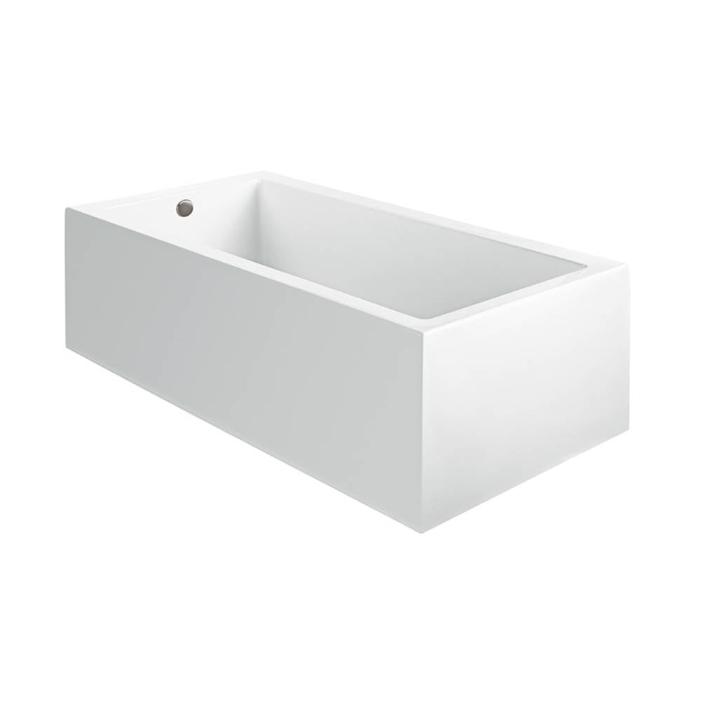 MTI Baths - ANDREA 25A ACRYLIC CXL SCULPTED 4 SIDE SOAKER - WHITE (48X32) - White