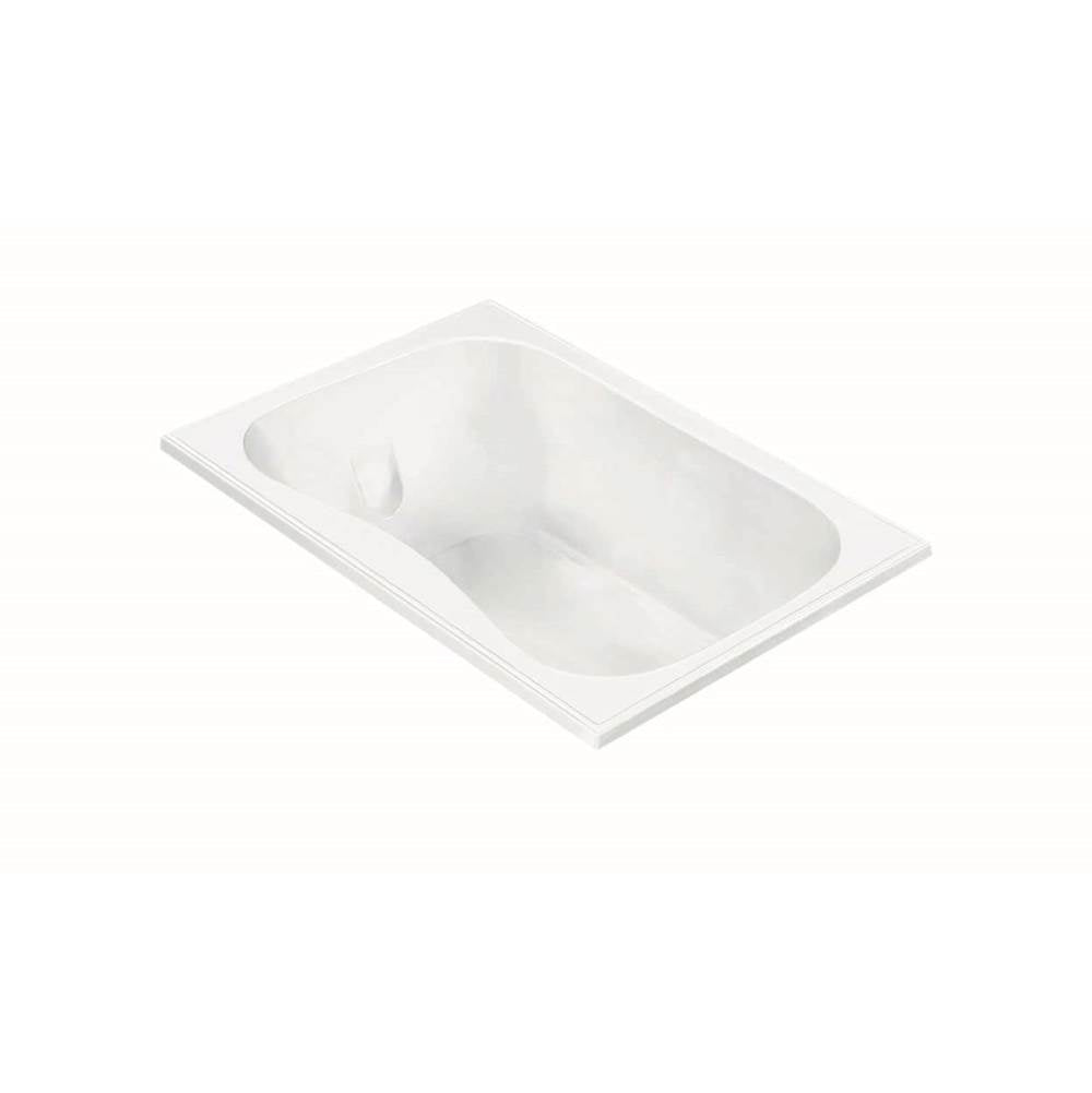 MTI Baths - GEORGIAN 2 DOLOMATTE DROP IN AIR BATH ELITE/STREAM - WHITE (59.5X41.5) - Matte White