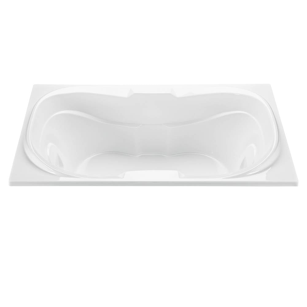 MTI Baths - TRANQUILITY 3 ACRYLIC CXL DROP IN AIR BATH/MICROBUBBLES - WHITE (65X41) - White