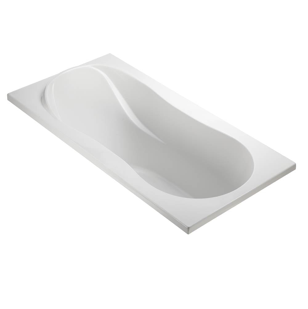 MTI Baths - REFLECTION 1 ACRYLIC CXL DROP IN AIR BATH/ULTRA WHIRLPOOL - WHITE (65.75X35.75) - White