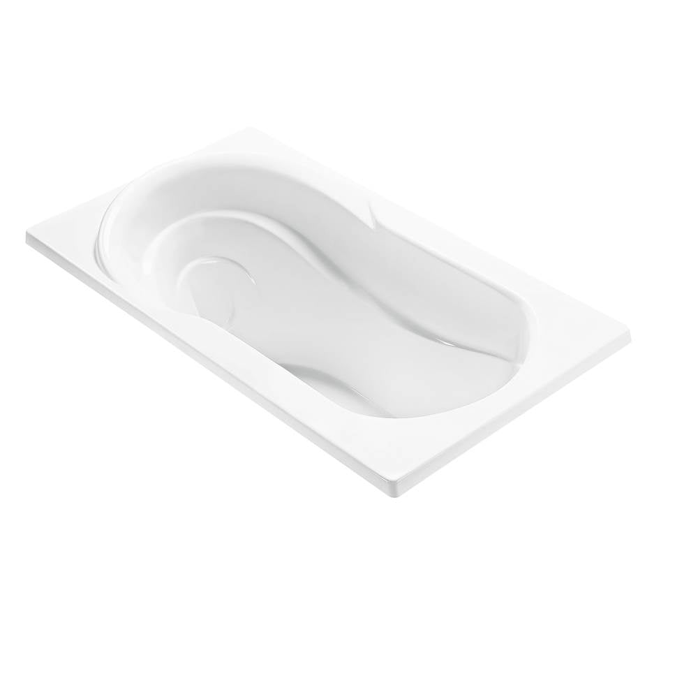 MTI Baths - REFLECTION 4 ACRYLIC CXL DROP IN STREAM - WHITE (60X32) - White