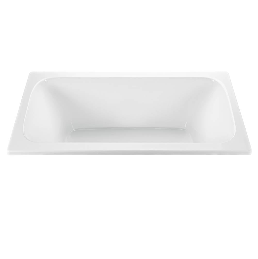 MTI Baths - SOPHIA 2 ACRYLIC CXL DROP IN AIR BATH ELITE/MICROBUBBLES - WHITE (71.5x41.5) - White