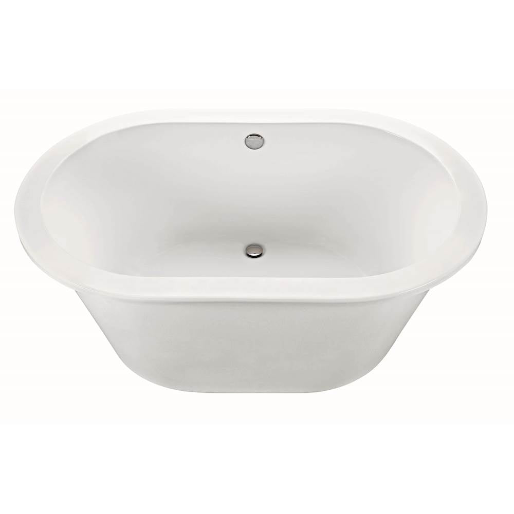 MTI Baths - NEW YORKER 4 DOLOMATTE FREESTANDING SOAKER - WHITE (65.5X41.5) - Matte White
