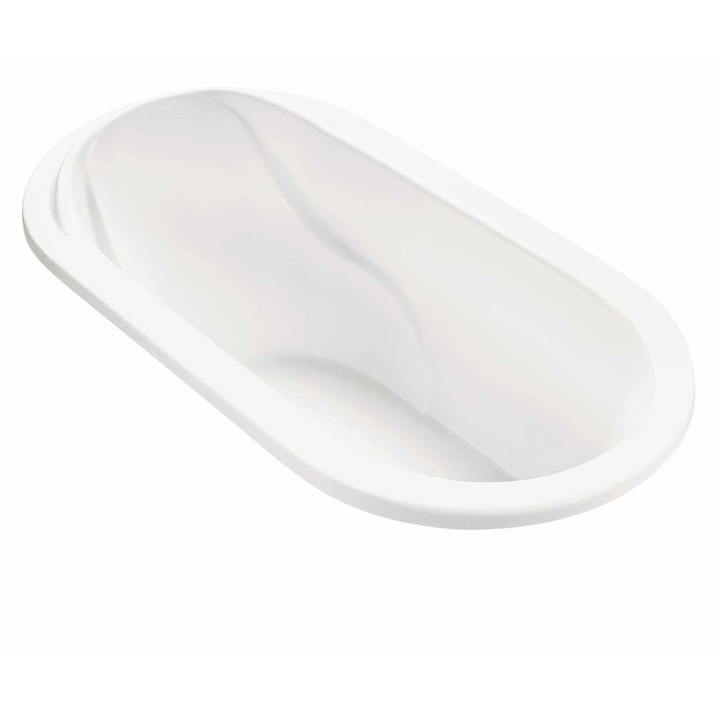 MTI Baths - SOLITUDE DOLOMATTE DROP IN AIR BATH/ULTRA WHIRLPOOL - WHITE (72X37) - Matte White