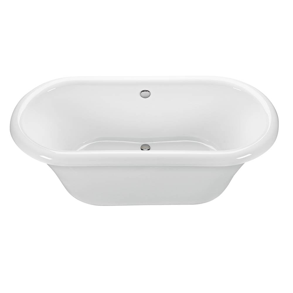 MTI Baths - MELINDA 1 ACRYLIC CXL FREESTANDING AIR BATH ELITE - WHITE (71.625X35.5) - White