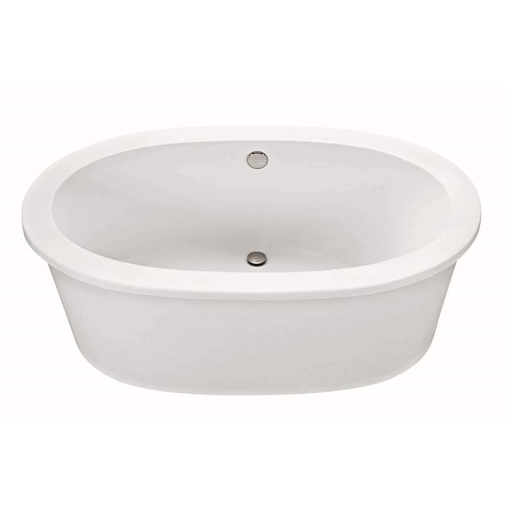 MTI Baths - ADENA 7 DOLOMATTE FREESTANDING AIR BATH ELITE - WHITE (59.5X35.25) - Matte White