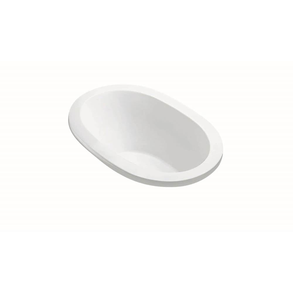 MTI Baths - ADENA 1 DOLOMATTE UNDERMOUNT AIR BATH ELITE/WHIRLPOOL - WHITE (59.5X35.25) - Matte White