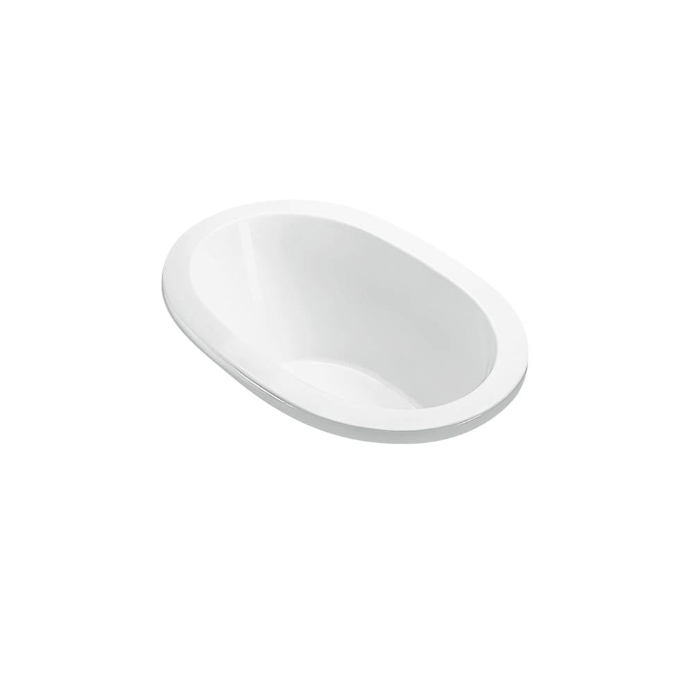 MTI Baths - ADENA 1 ACRYLIC CXL DROP IN STREAM - WHITE (59.5X35.25) - White