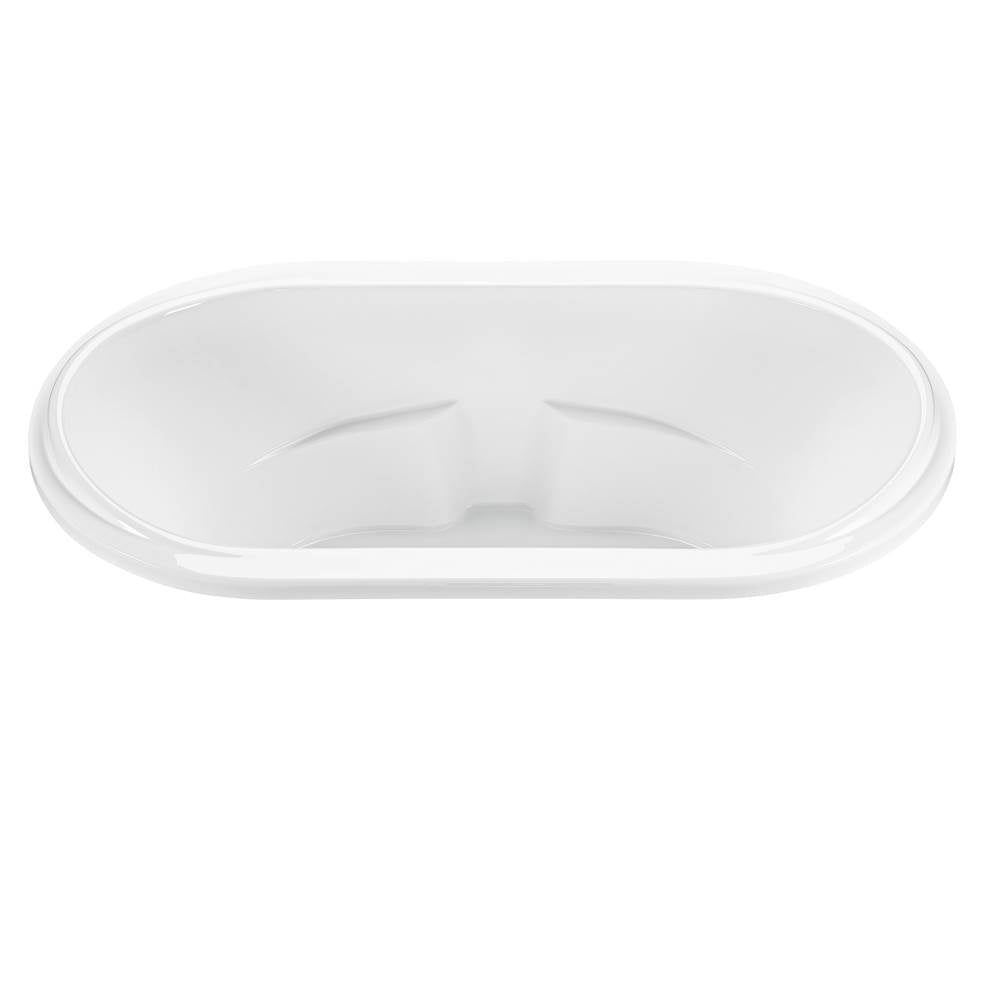 MTI Baths - HARMONY 1 ACRYLIC CXL DROP IN AIR BATH ELITE/STREAM - WHITE (71.25X41) - White