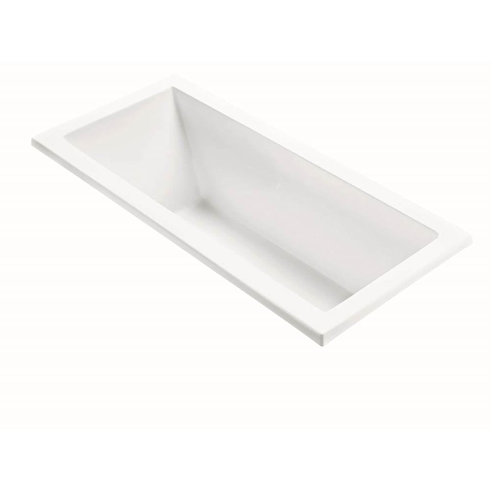 MTI Baths - ANDREA 1 DOLOMATTE UNDERMOUNT AIR BATH ELITE/STREAM - WHITE (71.625X31.625) - Matte White